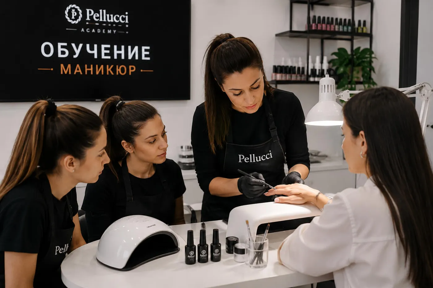 Практика по маникюр в Pellucci